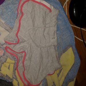Pink and grey shorts
